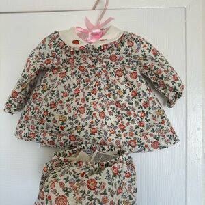 Janie and Jack Floral Dress with Bloomers